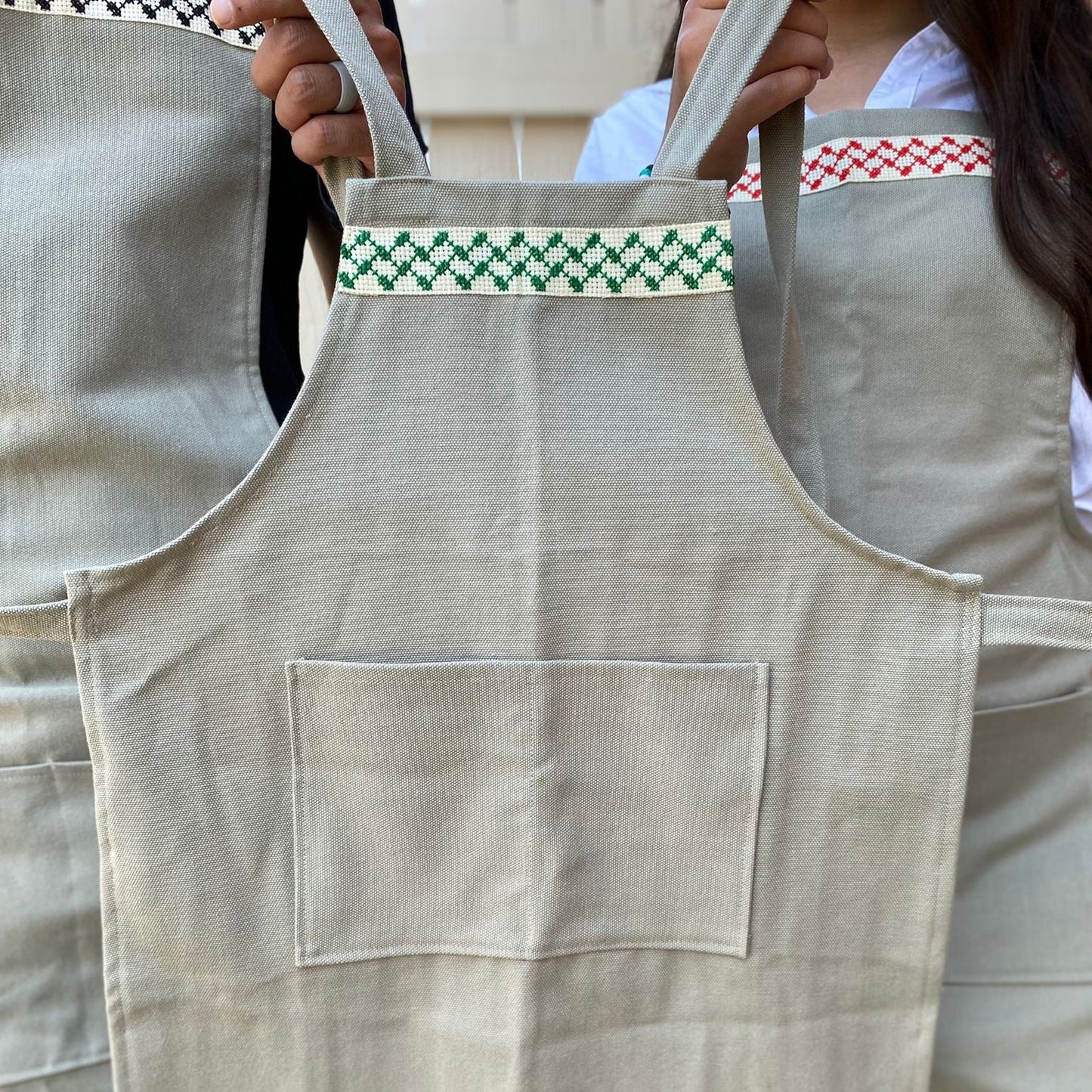 Adult and Child Bundle of 2: Full-Length Kuffiyeh Apron